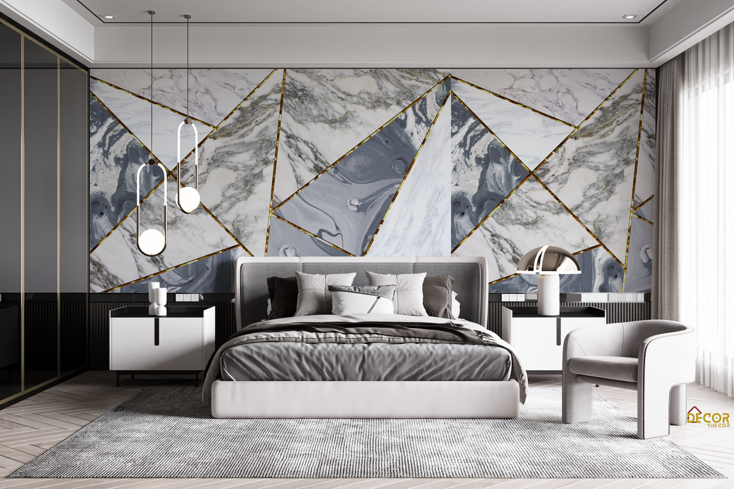 Geometric Art Wallpapers, Modern Classic Peel